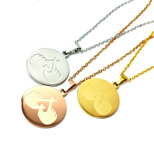 XX Woman Medal Necklace